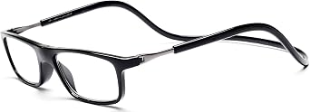 Magnetic Reading Glasses Adjustable Neck Hanging Readers for Men or Women