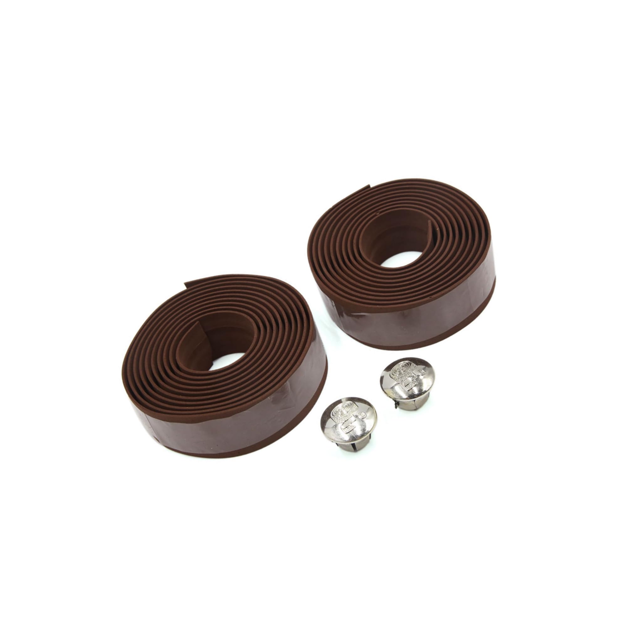 Partuto 2pcs Brown Foam Anti Slip Handlebar Tape Bar Grip Wrap for Bike Replacement