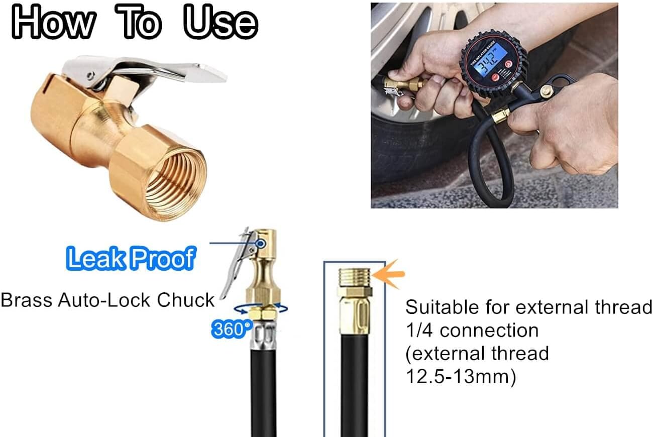 2 Pcs 1/4inch 6mm Heavy Duty Open Flow Lock In Tir - Foto 4