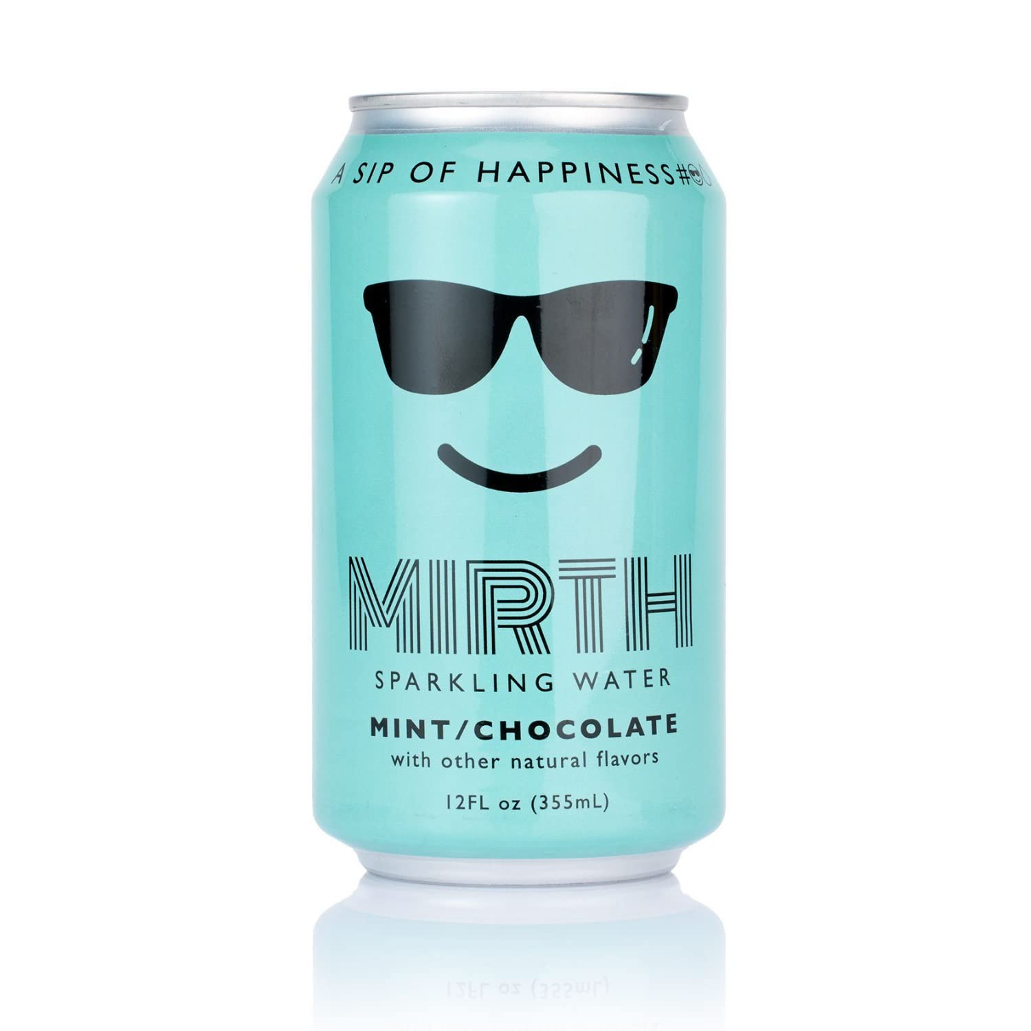 Amazon.com : MIRTH - Mint Chocolate Flavored Healthy Sparkling  Non-Alcoholic Soda, Low Calorie, Low Sugar, Natural Flavor, No Artificial  Sugar, Organic, Vegan, Gluten Free, (12 oz, 12-Pack) : Everything Else
