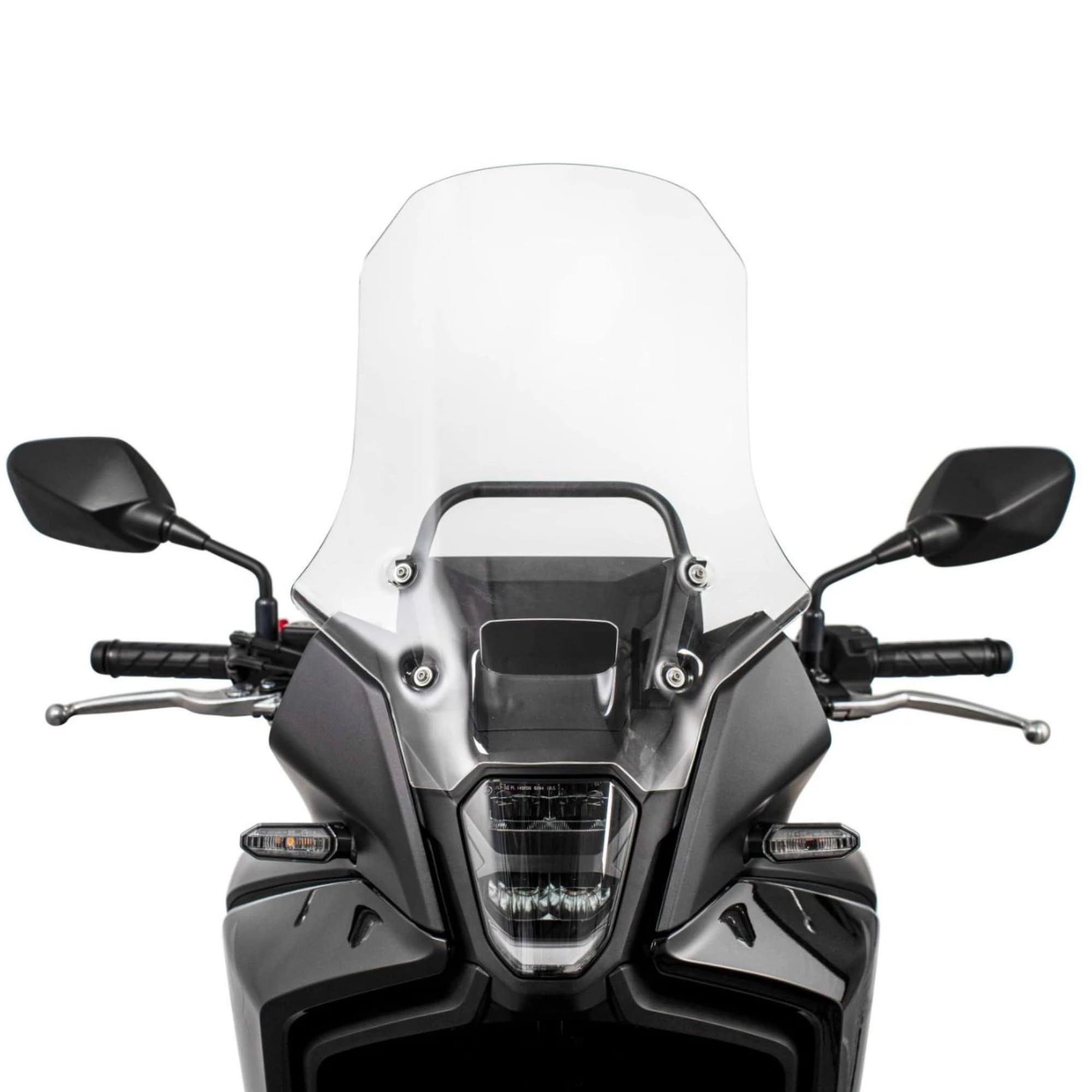 Cupolino Moto Parabrezza Plexiglass JD9 TOURING Trasparente COMPATIBILE CON MOTO Honda NX 500 2024-2026