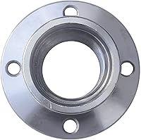 Vista 4 de Mandriles de 2" para torno de madera con placa frontal de acero, accesorios de carpintería con rosca de 1"-8TPI