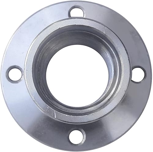 Miniatura 4 de 2 "mandriles de acero de la placa frontal del torno de madera, herramientas de los accesorios de la carpintería del hilo 1"-8TPI