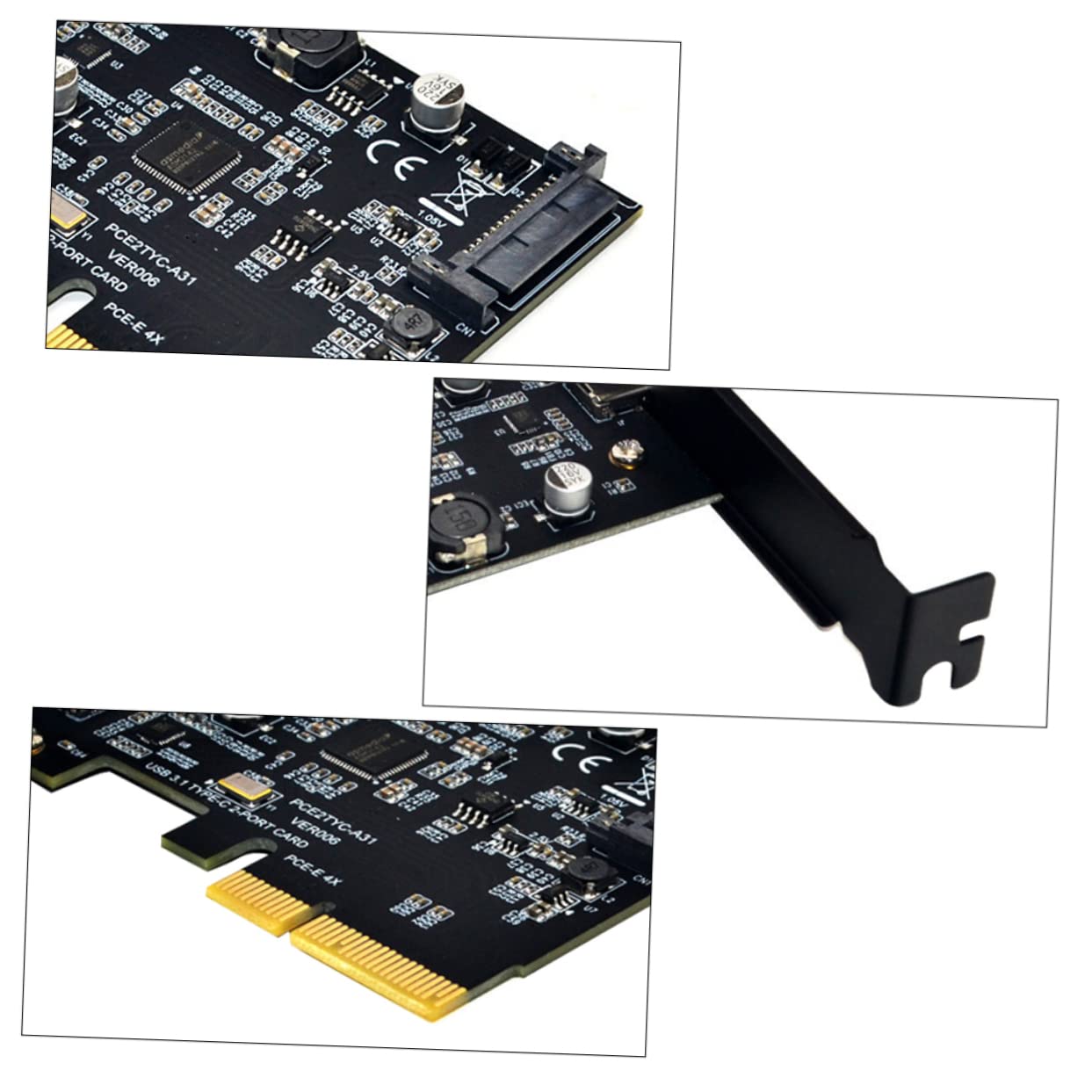 COHEALI USB Expansion Card Dual Type- for Enhanced Connectivity Pci Compatible Adapter for Desktop Supports Operating Systems