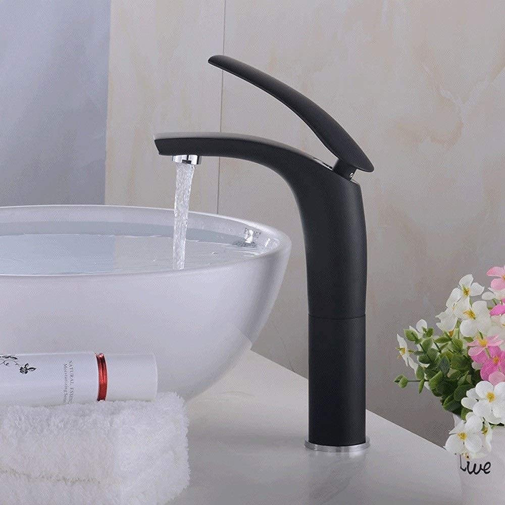 OIFAODAO Water tap, The Basin Faucet Cold Heat Mixed Water Bathroom Heightening Above Counter Tap Mixer