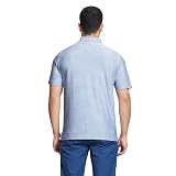 M MAELREG Golf Shirts for Men Dry Fit Performance Moisture Wicking Striped Casual Mens Polo Shirts Short Sleeve Sky Blue White