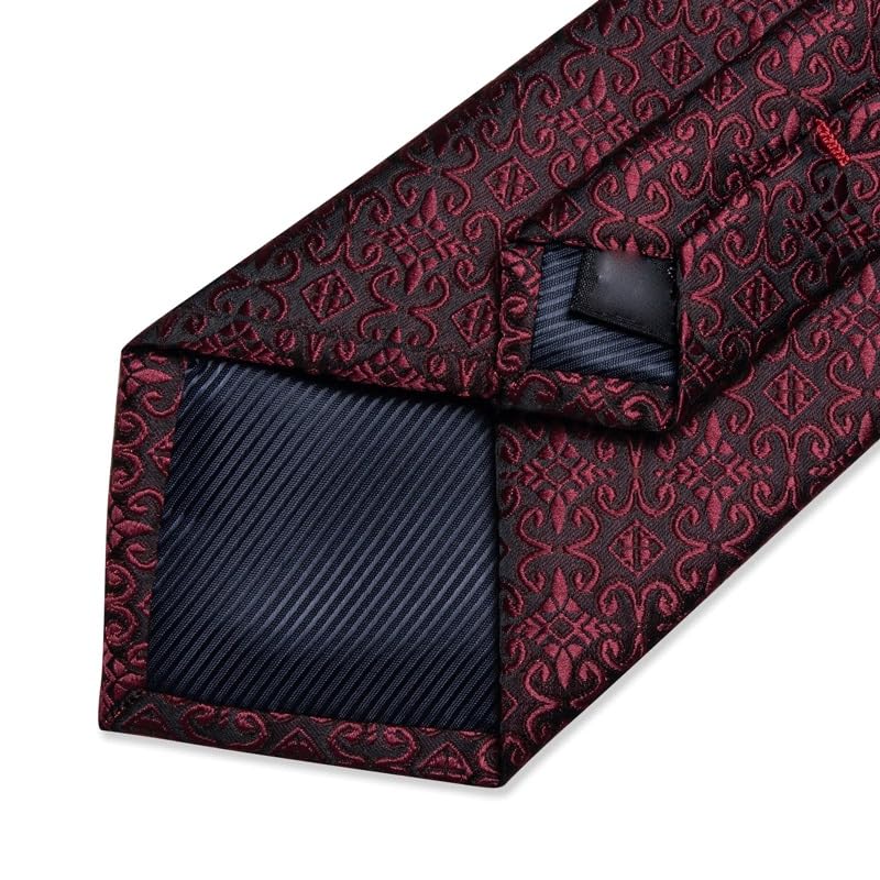 Corbata de seda para hombre set de accesorios miniatura 5