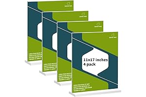 4 Pack 11 x 17 Inches Acrylic Sign Holder Double Sided Picture Display