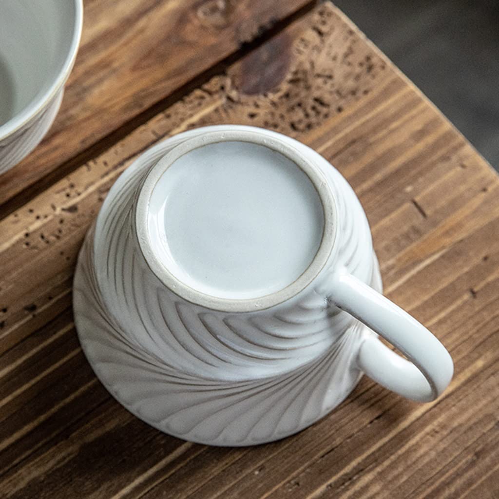 Tazas de Té Tazas Desayuno Taza de café, taza de té, tazas de café de cerámica, regalo de cumpleaños para mujeres, tazas de té de 300 Ml/10 Oz, taza de té para restaurante en casa Tazas Tazas de Cafe