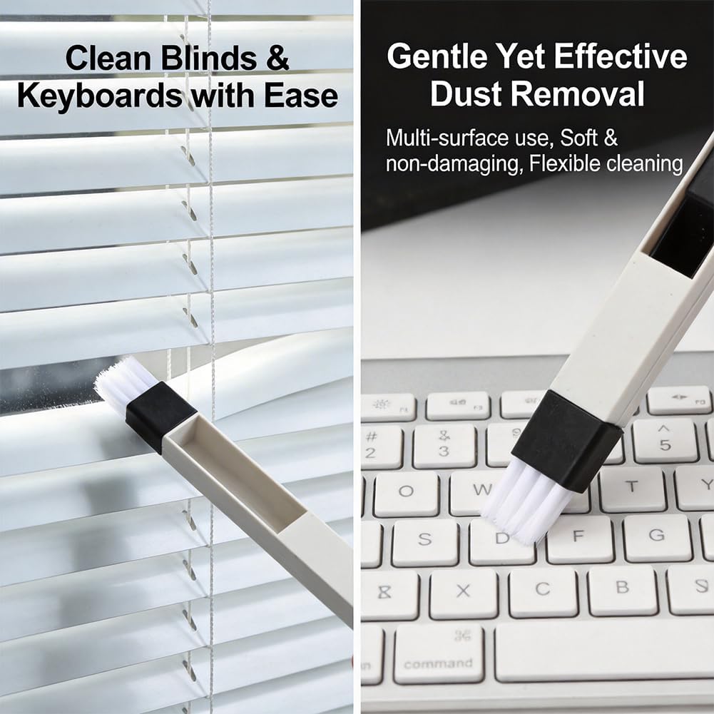 Window Track Cleaner Tool Set, 13 Pcs Groove Gap cleaning brush, Multi-Purpose window sill cleaner tool for Sliding Door, Tile Lines, Shutter, Car Vents and Air Conditioner