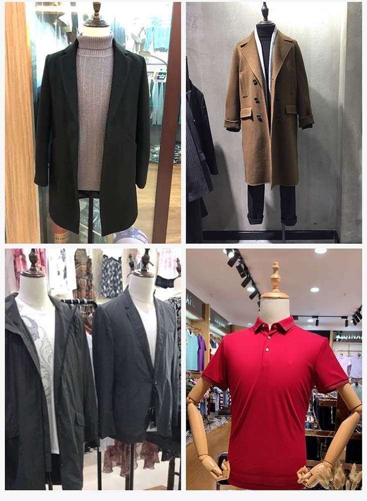 Beigefarbene Herrenpuppe, Torso-Kleid, Form mit Holzstativ, für Erwachsene, Herrenschuhe, Hosen, Kleidung, T-Shirt-Display