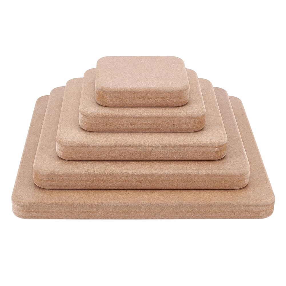 Moules de poterie carrés outils de fabrication argile céramique assiette en bois