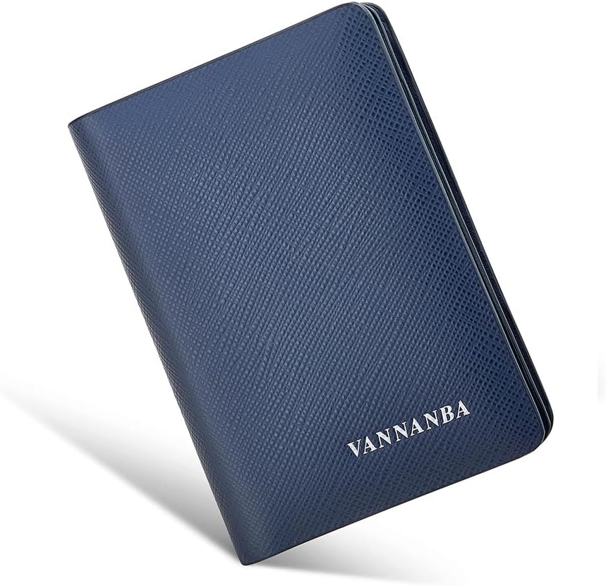 VANNANBA Wallet for Men Genuine Leather Slim Mens RFID Blocking Thin Bifold Credit Card Holder Pocket Wallets Minimalist Design with Gift Box - Image 7