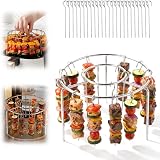 Stainless Steel Air Fryer Skewer Rack, 2026 New Air Fryer Roasting Rack, Air...