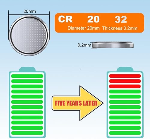 Miniatura 6 de CR2032 - Batería de repuesto para llavero remoto inteligente CR2032 para Subaru (2017-2021 Ascent Crosstrek Forester Impreza Legacy Outback CVT STI