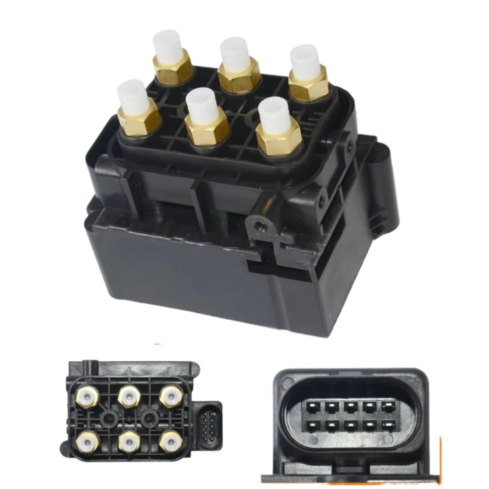 solenoide control Compatible Con VW Para Touareg 2010 2011 2012 2013 2014 2015 2016 2017 2018 7L0698014 Bloque De Electroválvulas Del Compresor De La Suspensión Neumática