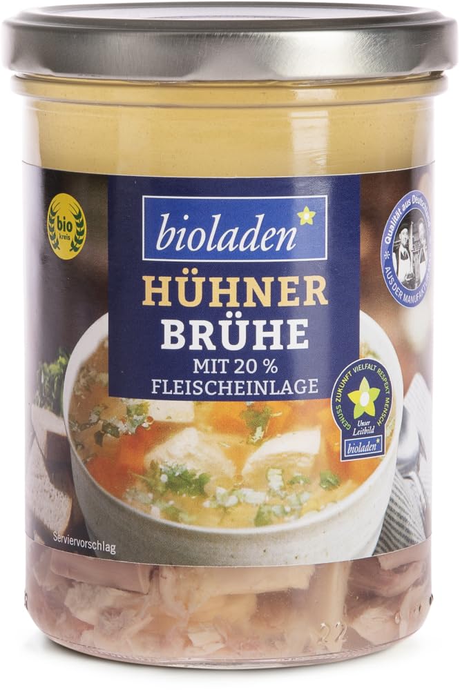 Hühnerbrühe mit 20% Hühnerfleisch 6 x 400 ml