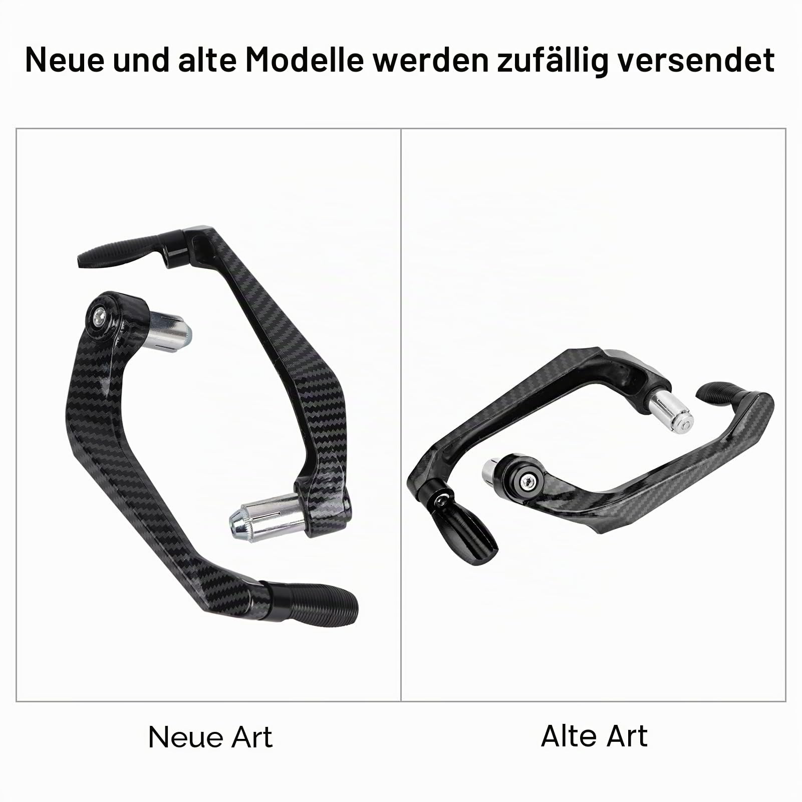 Lenker Schutz, Akozon Aluminiumlegierung Lenker Protector 7/8inch Universal Bremsschutz (schwarz)