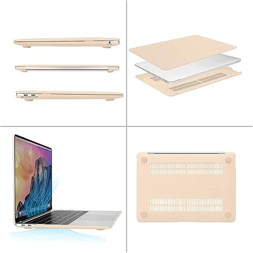 Miniatura 5 de MOSISO Funda compatible con MacBook Air de 13 pulgadas 2022 2021 2020 2019 2018 versión A2337 M1 A2179 A1932, funda de piel sintética para laptop