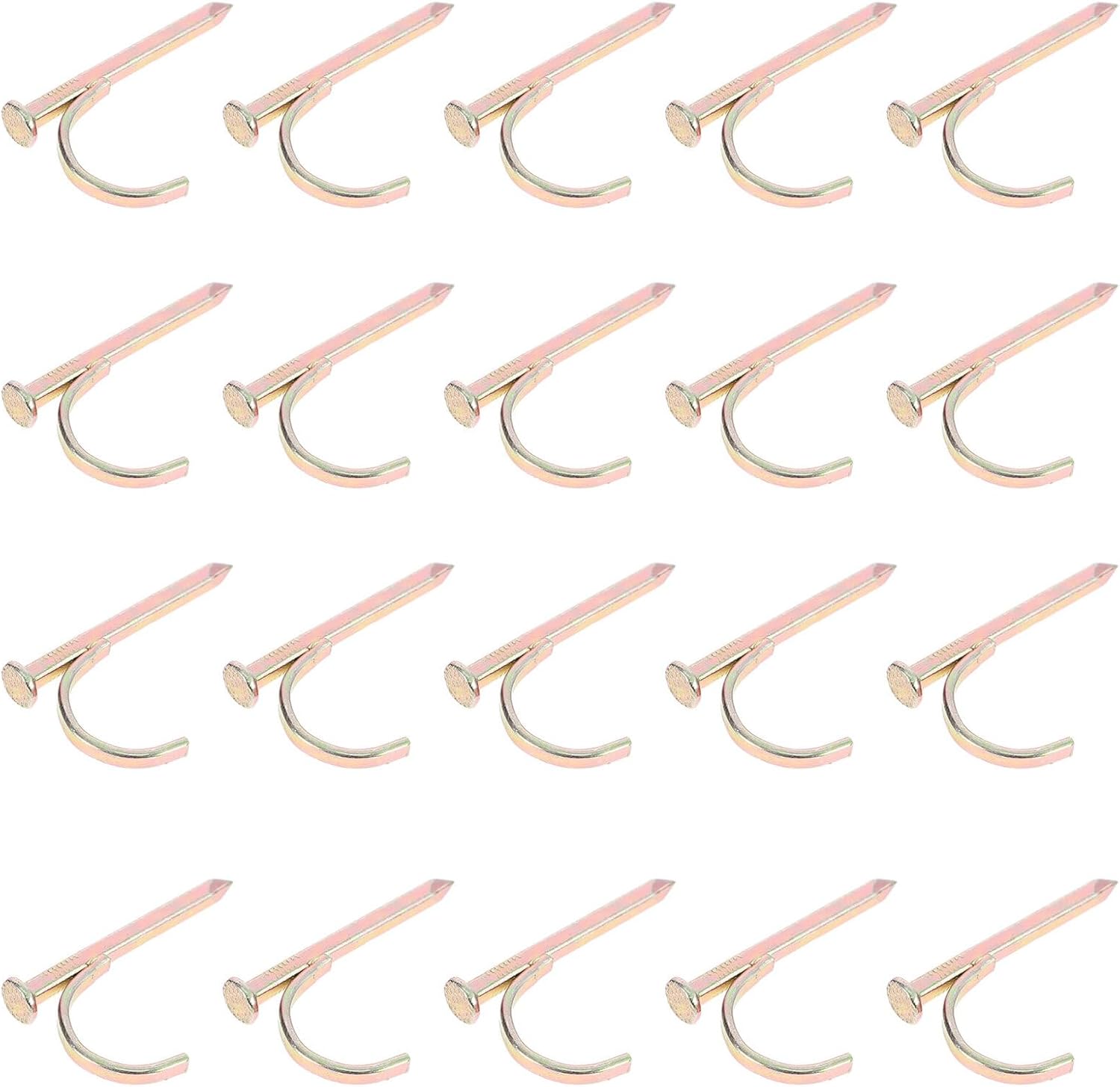 Ciieeo 20pcs Water Pipe Fixed Hooks Thickened Ground Stakes Garden Hose Clamps Sturdy Water Fasteners for Outdoor Irrigation and Plumbing Applications