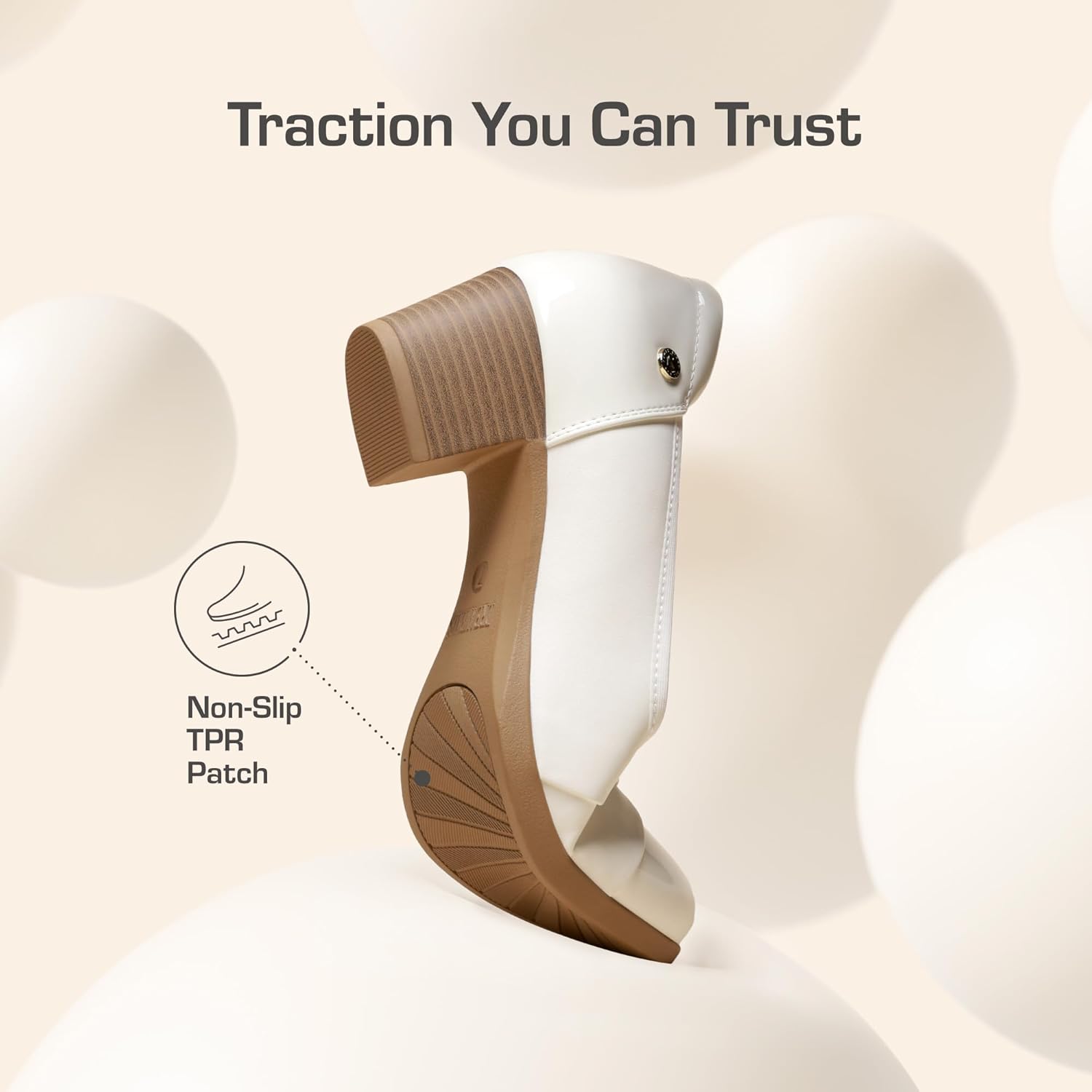 DREAM PAIRS Women's Pumps Low Chunky Block Closed Toe Shoes Work Comfortable Heels Round Toe Dress - Image 6