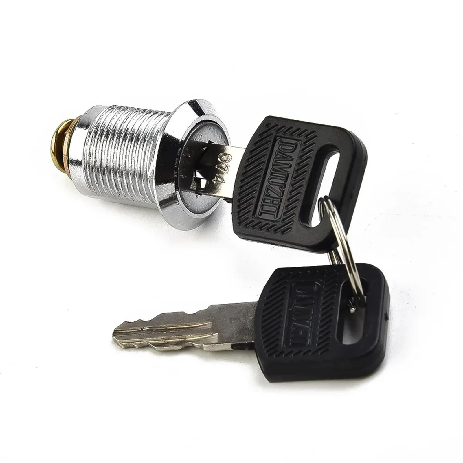 Cerradura de seguridad para armario, cajón, correo, buzón, armario, 2 llaves, 1 unidad (B-16 mm universal)