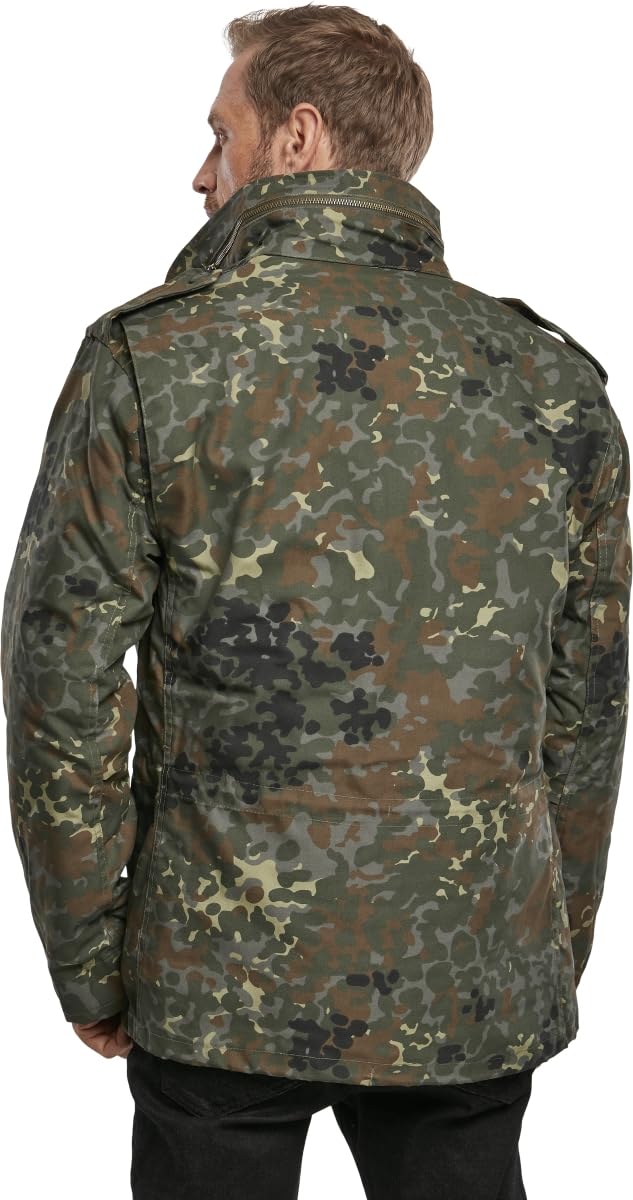 Brandit M65 standardowa kurtka outdoorowa parka M65 B-3108, Wielokolorowy (Flecktarn 14), 5XL