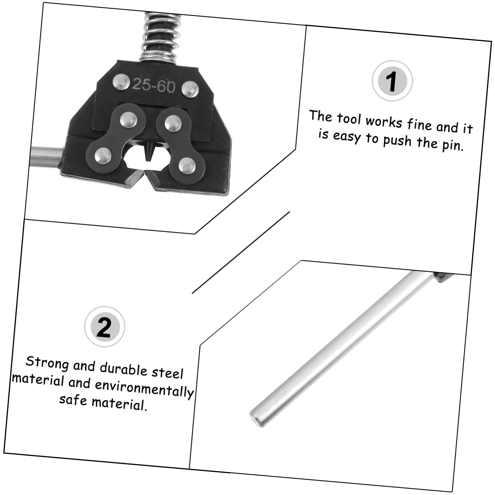 Quitacadenas Cortador De Cadena para Motocicleta Herramienta para Reparar Cadenas De Bicicleta Extractor De Separador De Eslabones para Reparación De Bicicletas