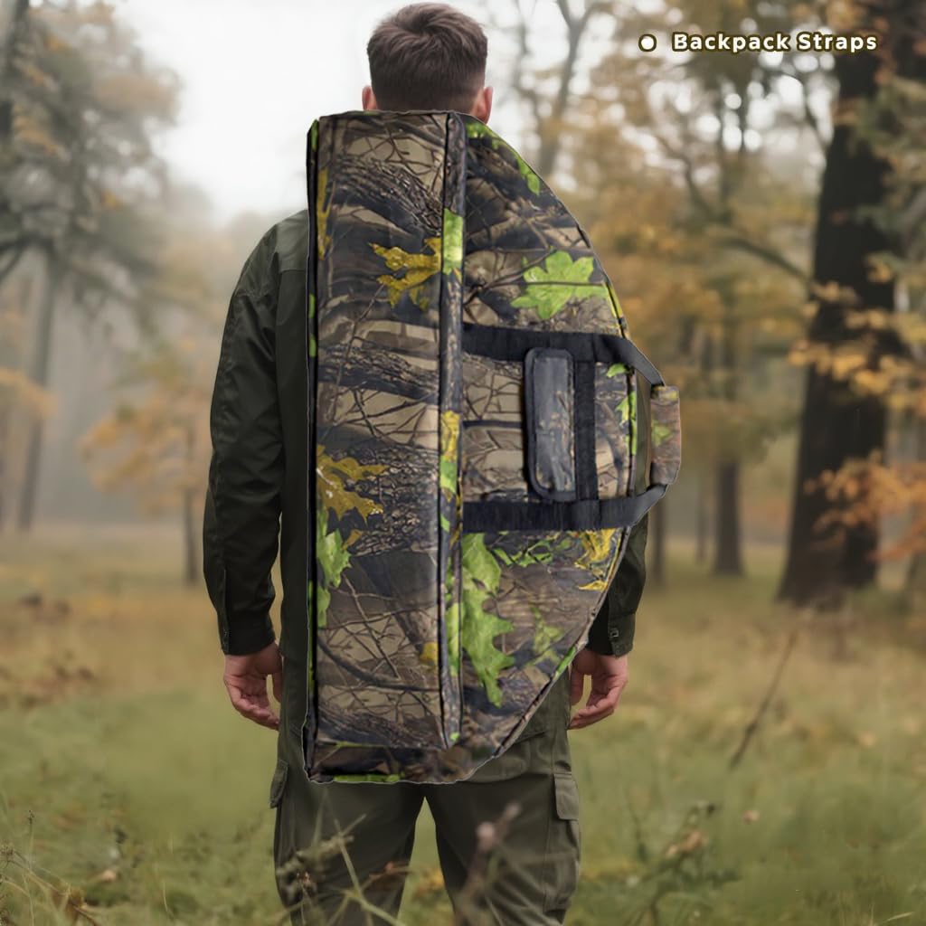 Compound Bow Case Soft Bow Padded Case Light-Weight Bow Carry Bag with Arrow Pocket