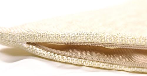 Miniatura 8 de Fundas de almohada de lino de 20 x 20 pulgadas, funda de cojín suave con cremallera oculta y vivían felices para siempre, funda de almohada rústica