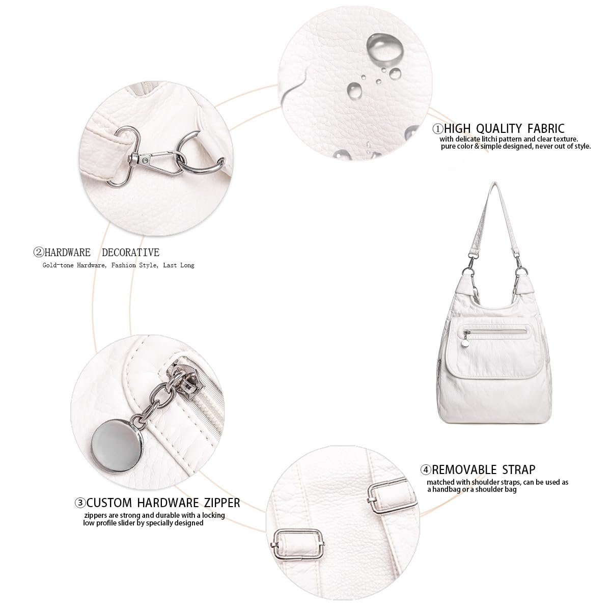 BUKESIYI Mujer Bolsos Mochila Niña Vestir Antirobo Pequeña Casual Bandolera Portatil PU Cuero Piel ES78158