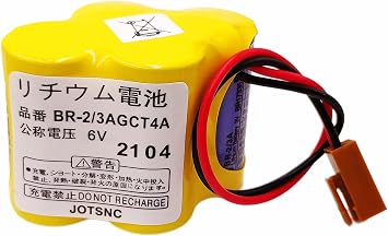 New BR-2/3AGCT4A 6V 4400mAh Replacement Battery for FANUC Controls A98L-0031-0025 CNC System