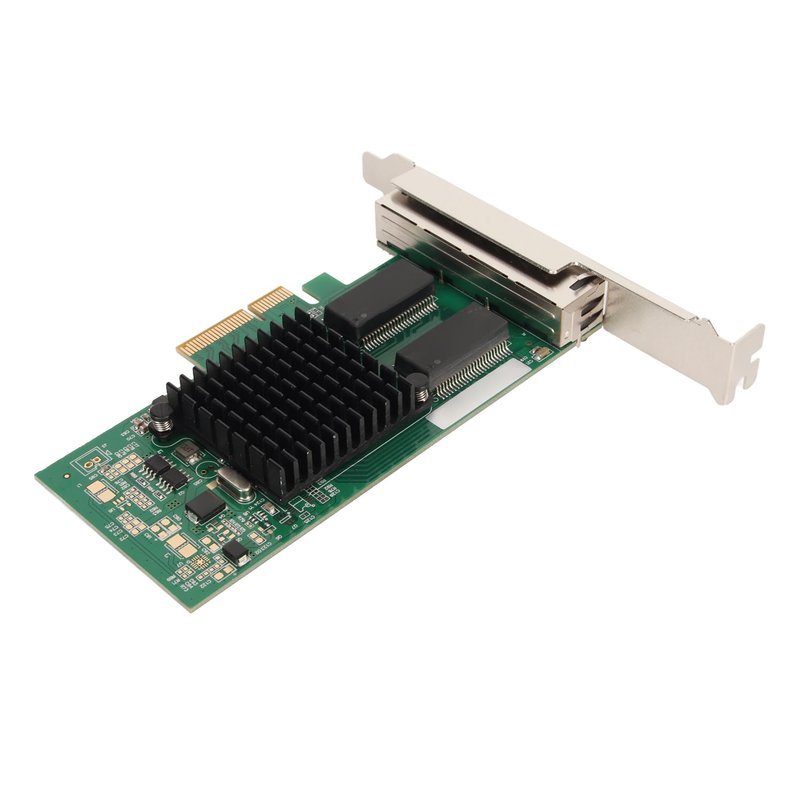 Scheda di rete PCIe a 4 porte, scheda Gigabit Ethernet, rete PCI 2.0 A con porte RJ45, computer da tavolo da 1000 Mbps, supporta aggregazione e sistemi operativi multipli