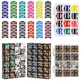 SIXPOINTS Juego de 108 dados de contador MTG de 12 mm + 1/+1 ficha de 6 caras y contadores de palabras clave MTG para Magic The Gathering, MTG, TCG, accesorios de juegos de cartas (4 dados de color #F