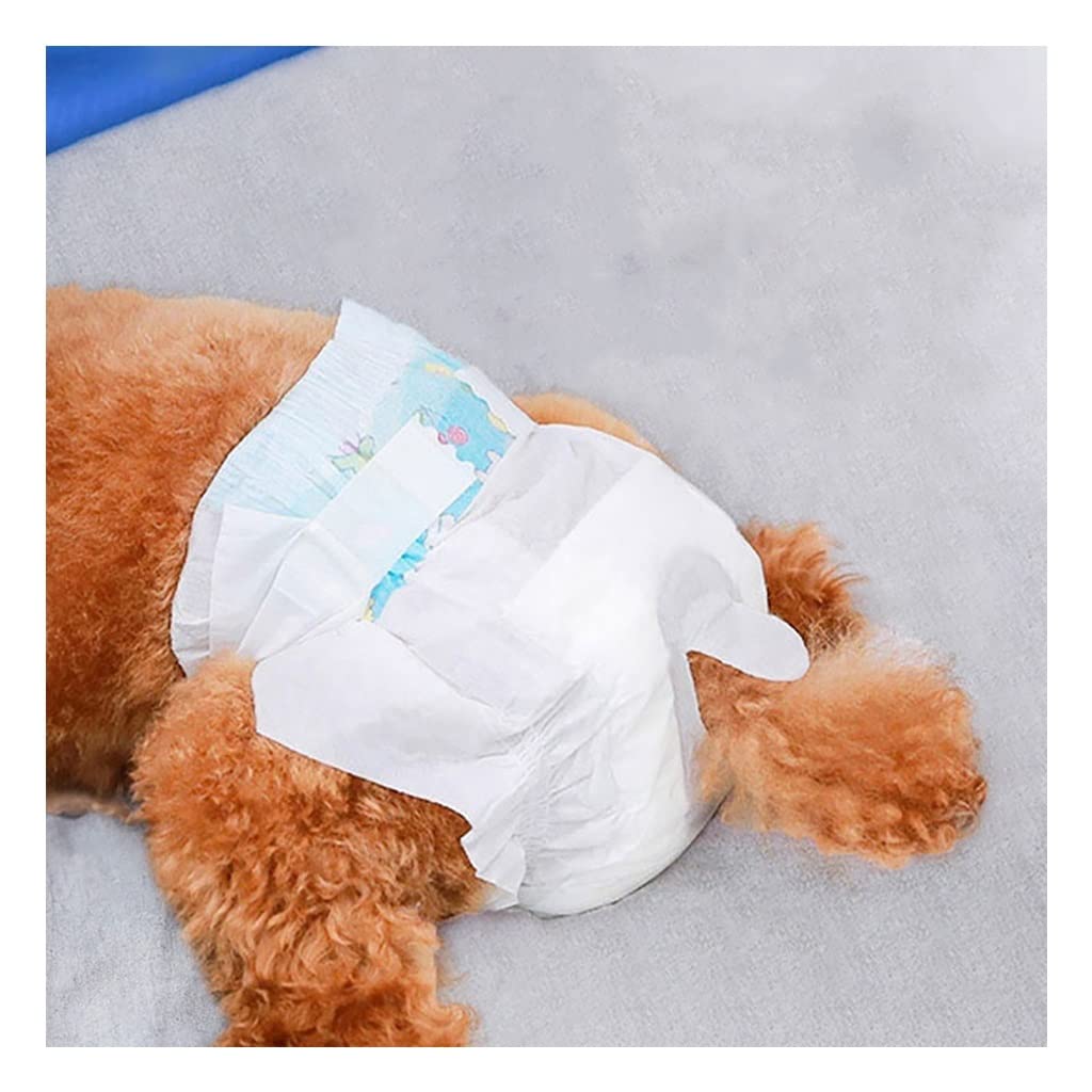 Pañales para Perros Pieza DE Puertas Doggie DE Pet SOFTSABLE DE Pet - Súper Absorbente Y Cintura Transpirable 26-48cm / 10.2-18.9inch, 20 PCS(S)