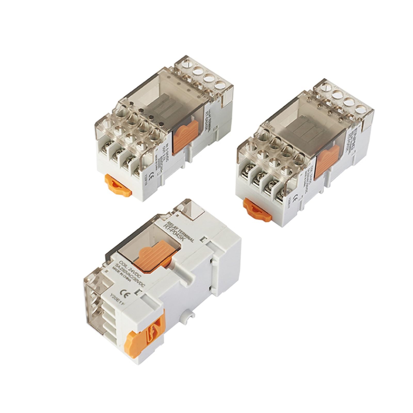 Petit Module de Relais PLC Terminal Relais RT-E04SK Indépendant 4 Normalement Ouvert 5A DC 24Vdc 1 Pcs