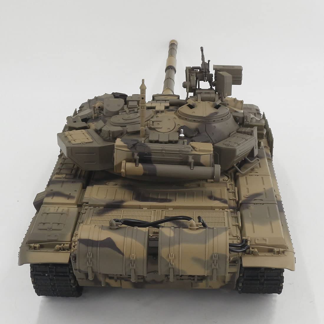 ERTY Carro Armato Telecomandato Russo T90 1:16 2.4G RC Con Funzione di Tiro di Fumo, Luce Sonora, Modellismo Militare, Giocattolo 65 x 23,5 x 18 cm
