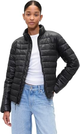 GAP Women's Logo Lightweight Puffer Jacket