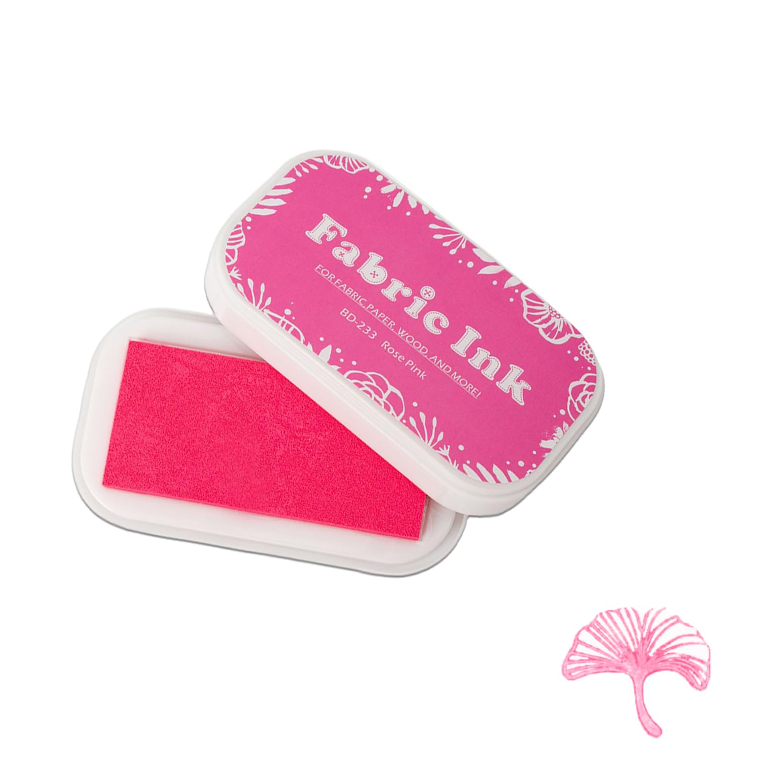 Sicheii Ink Pads for Rubber Stamps Stamp Pad for Fabric Wood Paper Stamping Washable Fingerprint Thumbprint Ink Pad
