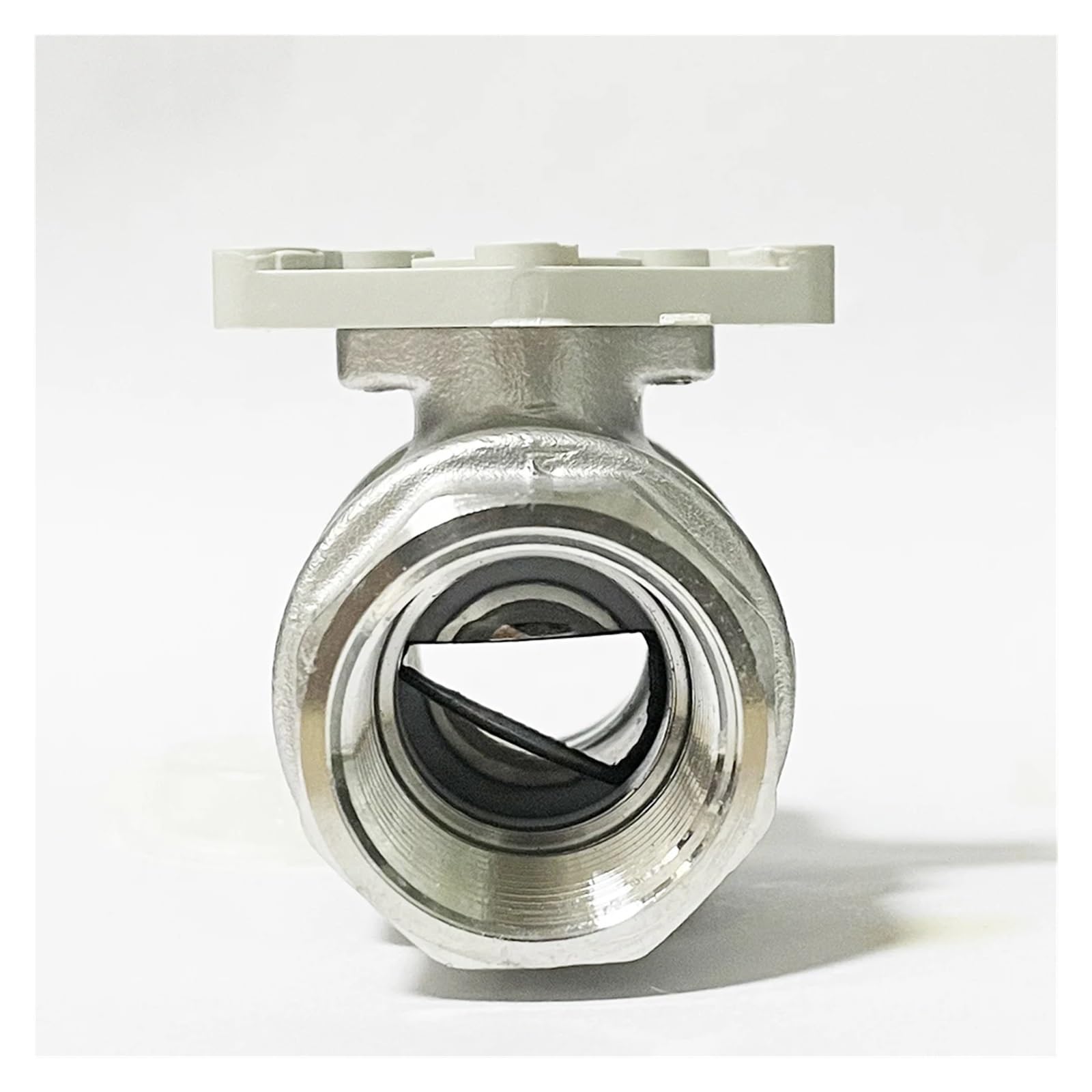 DN8 DN10 DN15 V Type Ball Stainless Steel Valve Body Used for Electric with B/S/P NPT Thread(B1s1p,DN10)