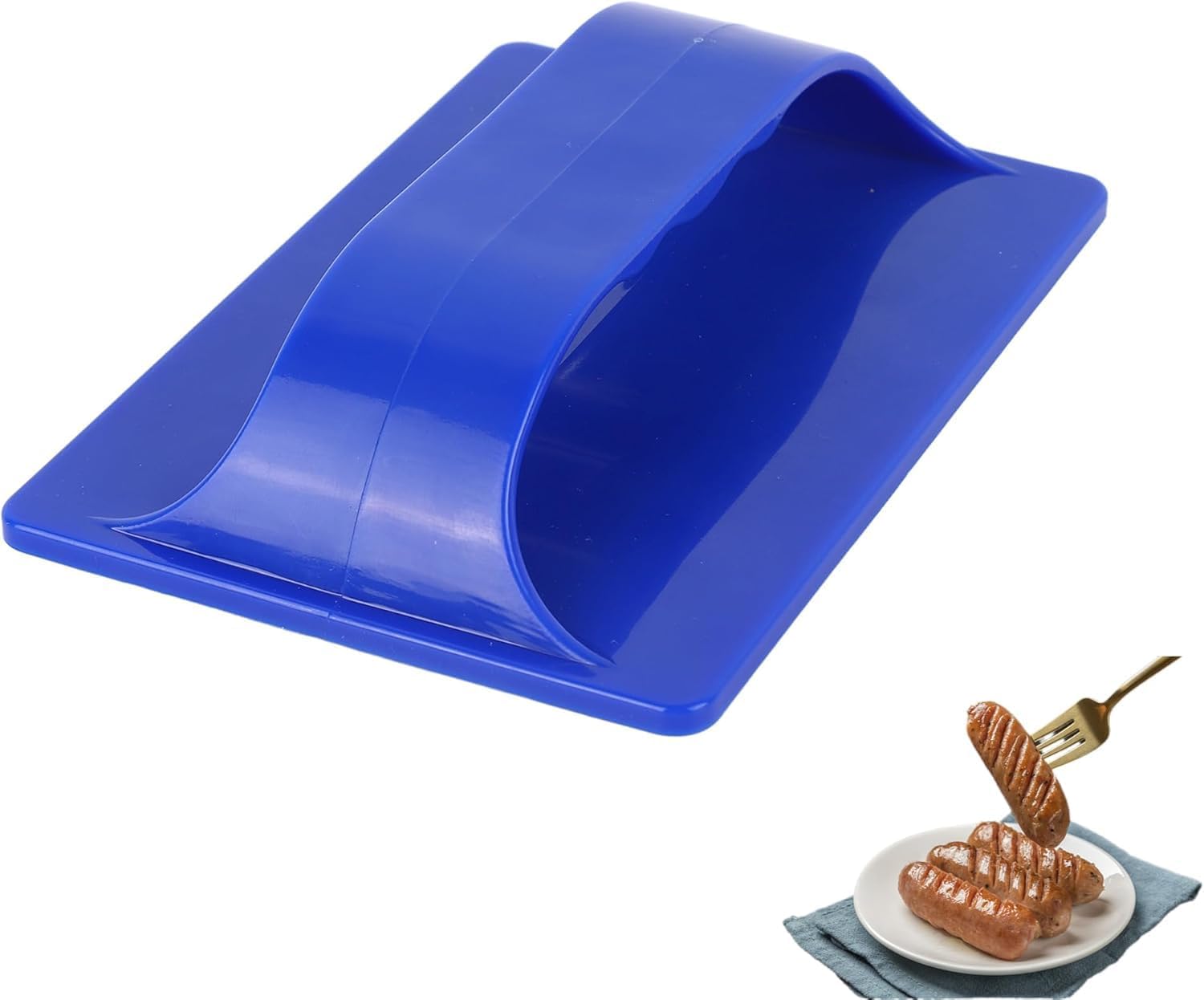 Handheld Hot Dog Slicing Tool – Criss-Cross Cutter for BBQ & Camping