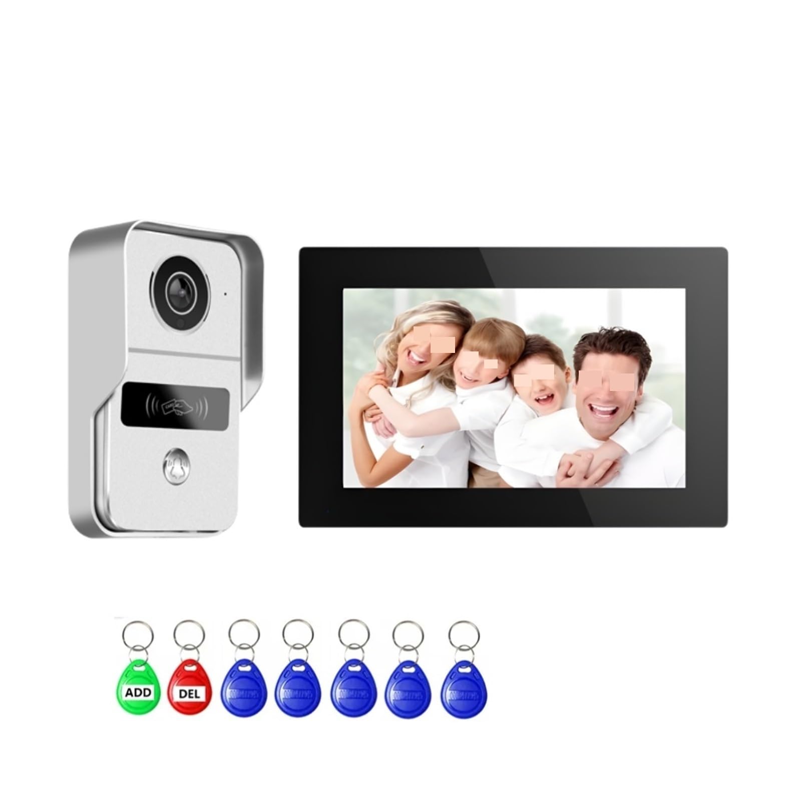 Système d'interphone vidéo résidentiel WiFi pour sécuriser l'entrée de la maison