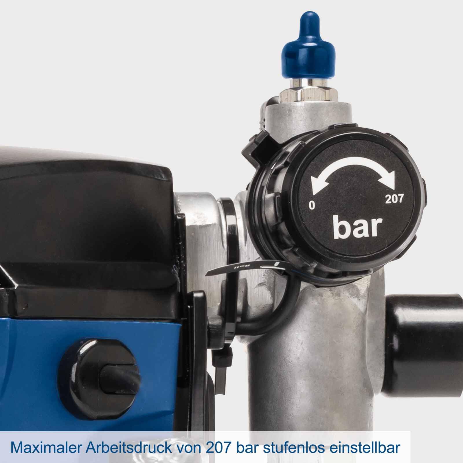 Scheppach ACS3000 Sistema di verniciatura a spruzzo airless 750W max 207bar raggio 7,6 m, portata 1,1 l/min, pistola a spruzzo con sistema di verniciatura