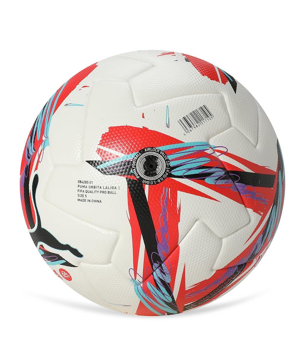 PUMA Orbita, Balones Hombre/Unisex, PUMA Blanco-Multicolor, 5