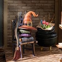 Vista 4 de Lannso - Kit de casa de muñecas en miniatura de bricolaje, kit de casa de muñecas con cubierta a prueba de polvo, casa mágica, mini juguetes de casa