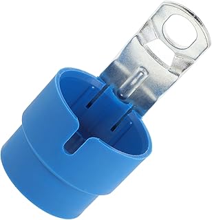 MUELODSIC Soporte De Enchufe Conector De Remolque De Servicio Pesado Adaptador De Remolque Conector De Alimentación Conectores Rapidos Electricos Adaptador De Generador Rv El Plastico Azul