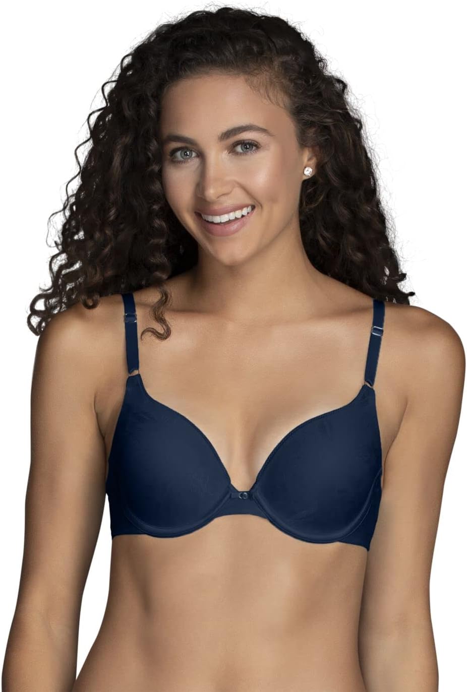 Vanity Fair Womens Ego Boost Add-A-Size Push Up Bra, 36A, Rare Blue Jacquard