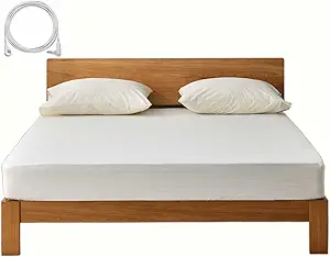 PANBMAO Brand Grounding Fitted Sheet with Grounding Cord, Pure Silver Fiber and Cotton, Queen Size(60"x80"x15") Grounding Fitted Sheet