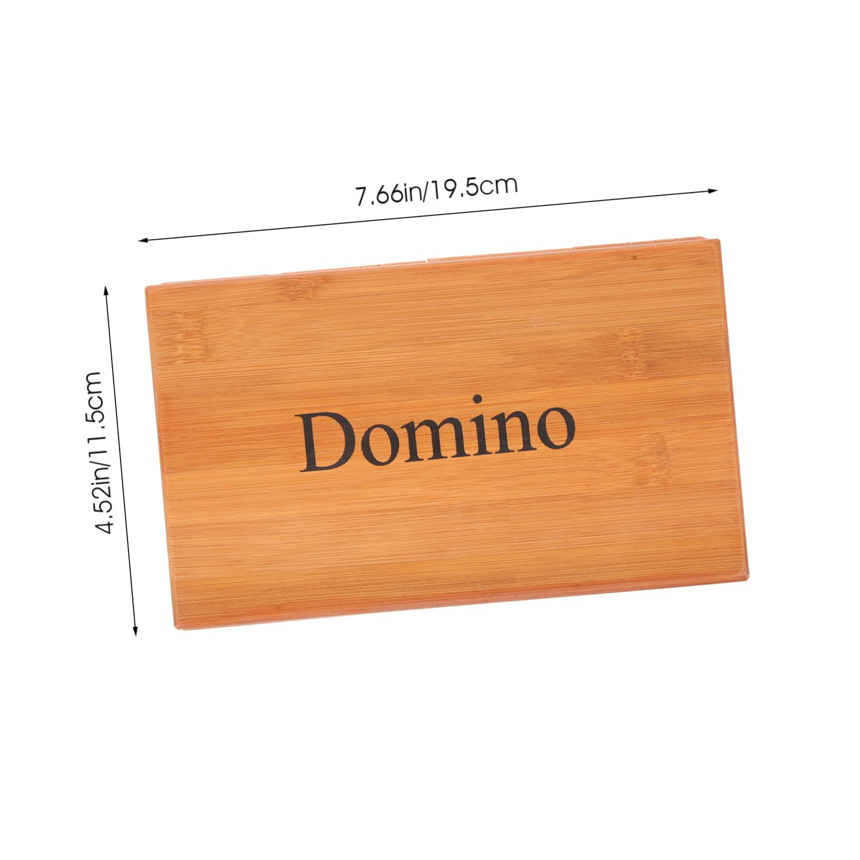 BESPORTBLE Jeu De Dominos en Bois Interactif pour Adultes Et Garçon Et Filles│boîte en Bambou Vintage│Jeu Éducatif Et Amusant│ Soirée Famille Et Jeu De Société│1 Coffret Domino Classique Et Solide
