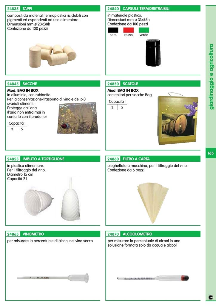 15PZ SACCA BAG IN BOX CON RUBINETTO LT 3